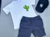 T-Shirt mit Kaktusprint