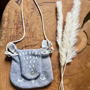 Wollwalk Tasche grau