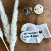 Baby-Socken Ihr werdet Oma und Opa - Verkuendung von AK-MADEWITHLOVE