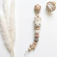 Baby Schnullerkette Hase