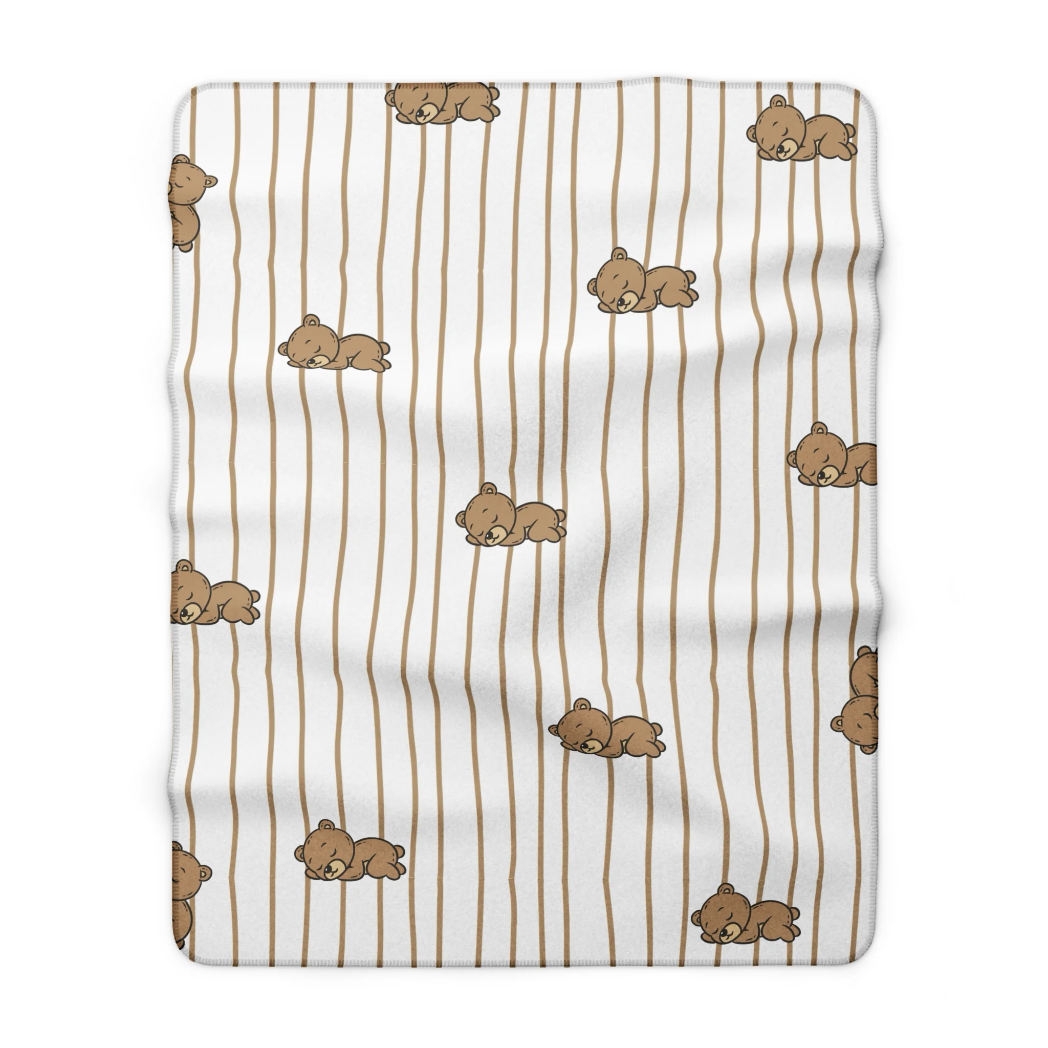 Babydecke Baer - Weiche Kuscheldecke fuer Babys von AK-MADEWITHLOVE