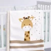Babydecke Giraffe - Weiche Kuscheldecke fuer Babys von AK-MADEWITHLOVE