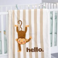 Babydecke Hello - Weiche Kuscheldecke fuer Babys von AK-MADEWITHLOVE