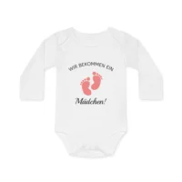 Baby-Body „Wir bekommen ein Mädchen!“