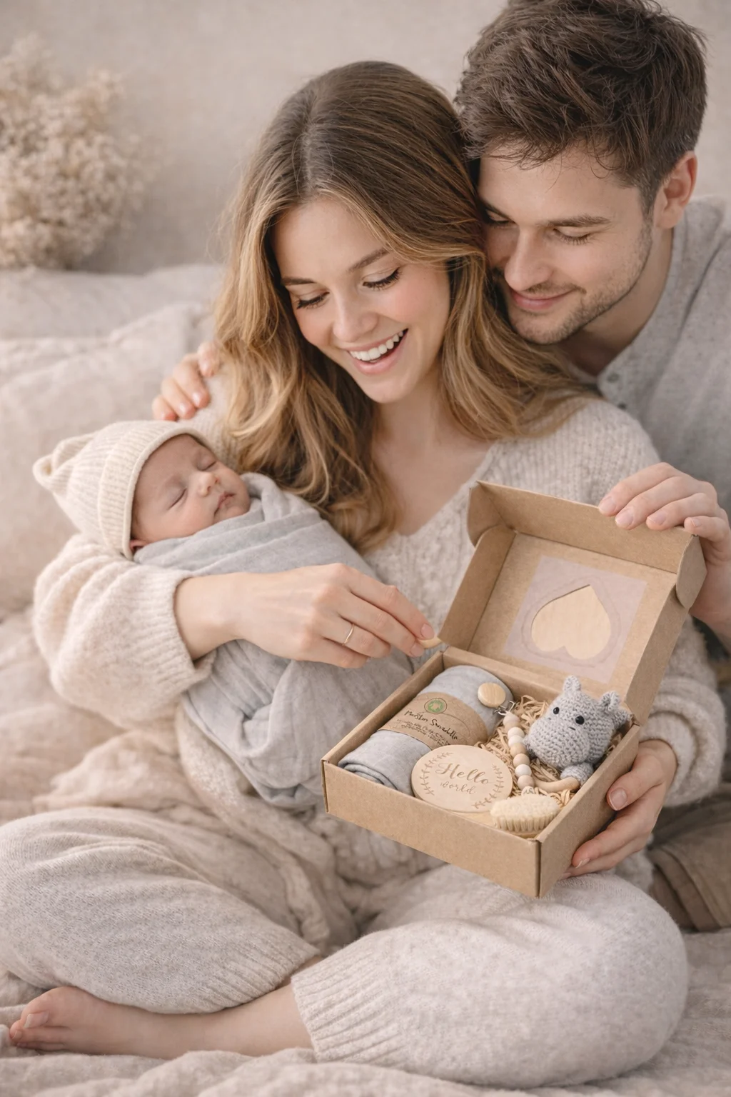 Baby Geschenkset Nilpferd Detailansicht von AK-MADEWITHLOVE