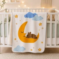 Babydecke Mondbär