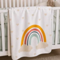 Babydecke Regenbogen