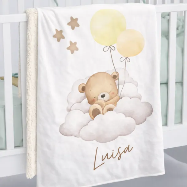 Babydecke Baer - Weiche Kuscheldecke fuer Babys von AK-MADEWITHLOVE
