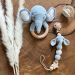 Baby-Greifling Elefant aus Bio-Baumwolle und Buchenholz von AK-MADEWITHLOVE